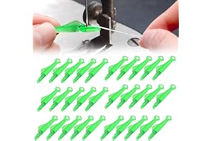 Automatic Needle Threader, 10Pcs Automatic Sewing Needle Threader, Fish Type Needle Threader, Quick Sewing Machine Loop Easy 