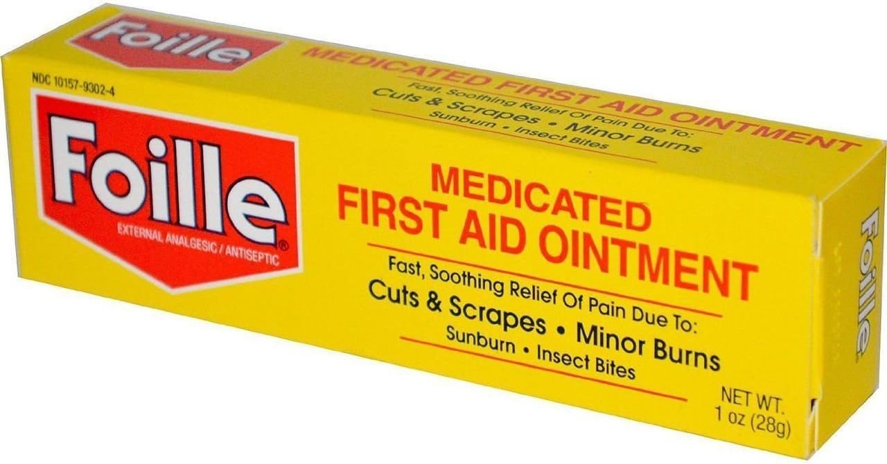 Foille Medicated First Aid Ointment 1 oz (Pack of 2): Health & Personal Care
