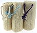 100% Natural Loofah Exfoliating Body Washcloths Sponge Scrubber for Skin Care in Bath, Spa or Shower Pack of 3
