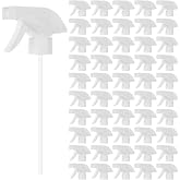 LDHHYH 50 PCS Spray Nozzle for Bottles, Spray Bottle Nozzle Replacement, Adjustable Spray Bottle Tops with Mist Stream Sprayer, Trigger Bottle Sprayer Nozzles Fits Standard 28/410 Neck Bottles &ndash; White