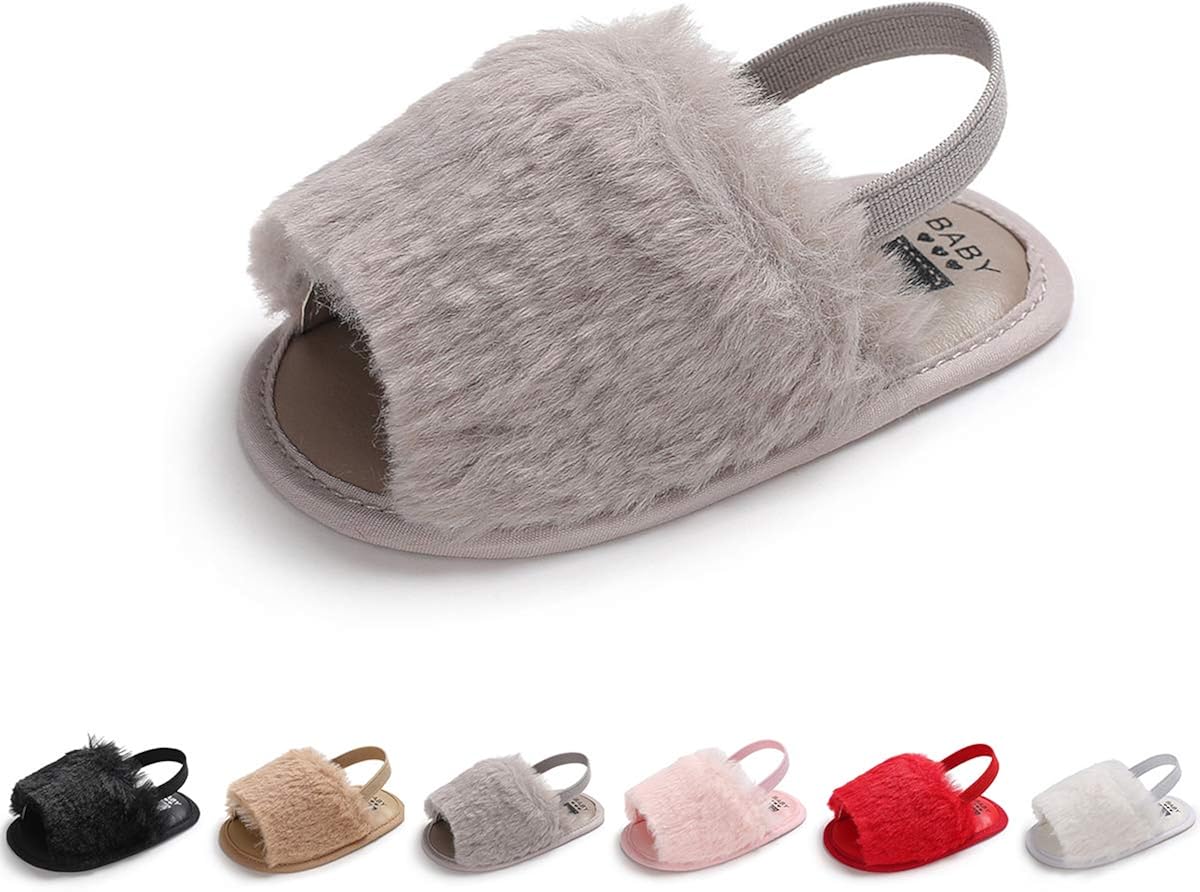 baby fur slides