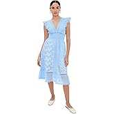 Temptation Positano Women's Arno Embroidered Midi Dress