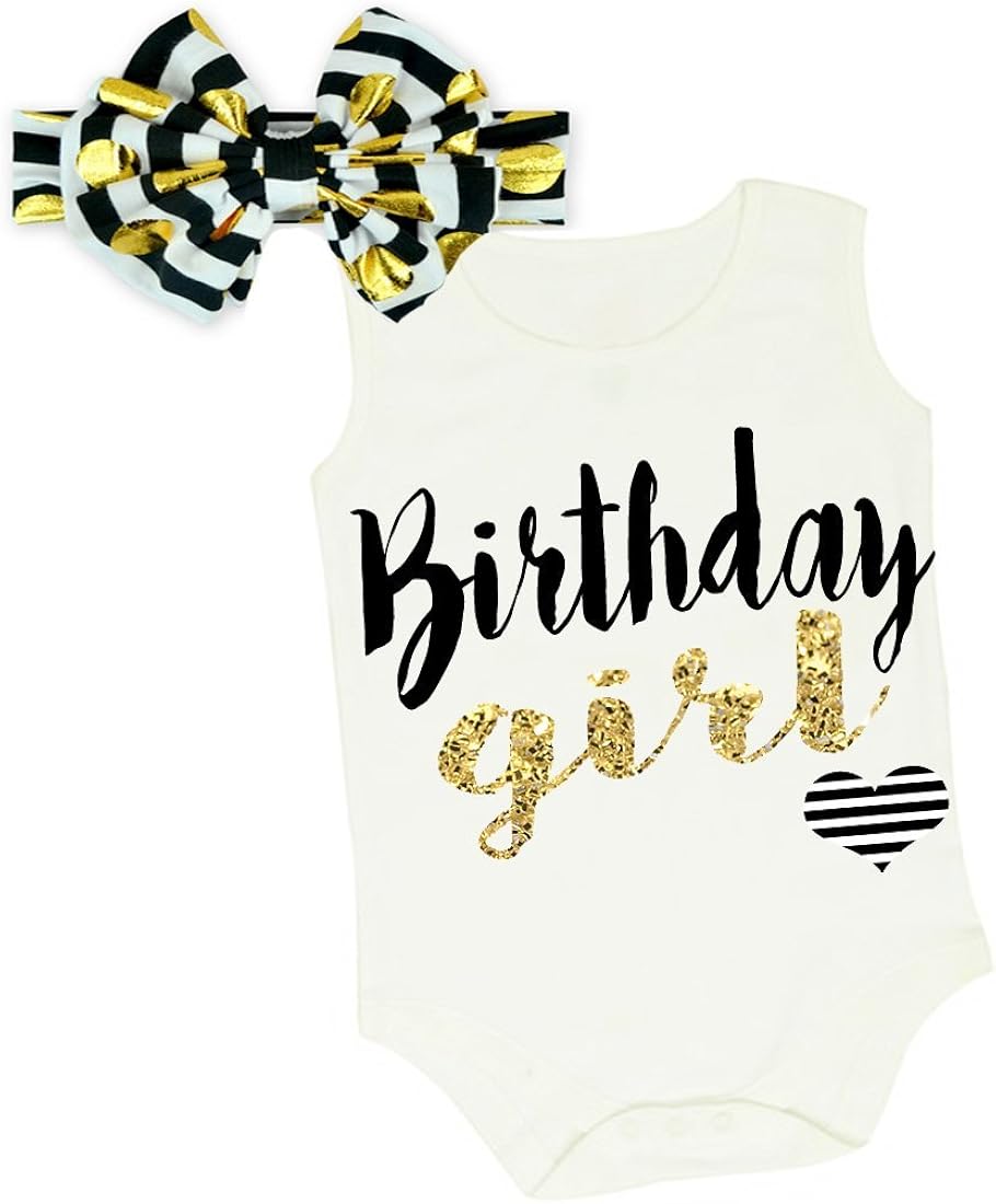 black and gold baby outfit