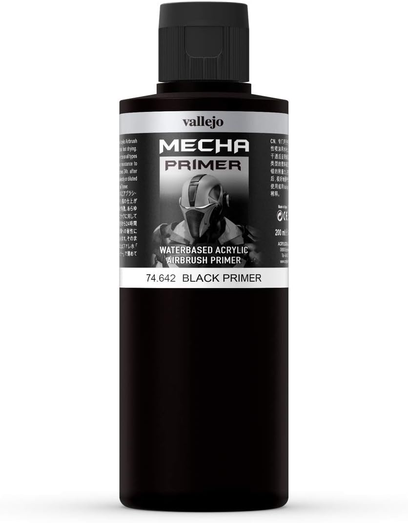 Vallejo Mecha Color Acrylic Paint, 200ml for Airbrush High Resistance to Handling and Impact, Ideal for Model Painting and Miniatures