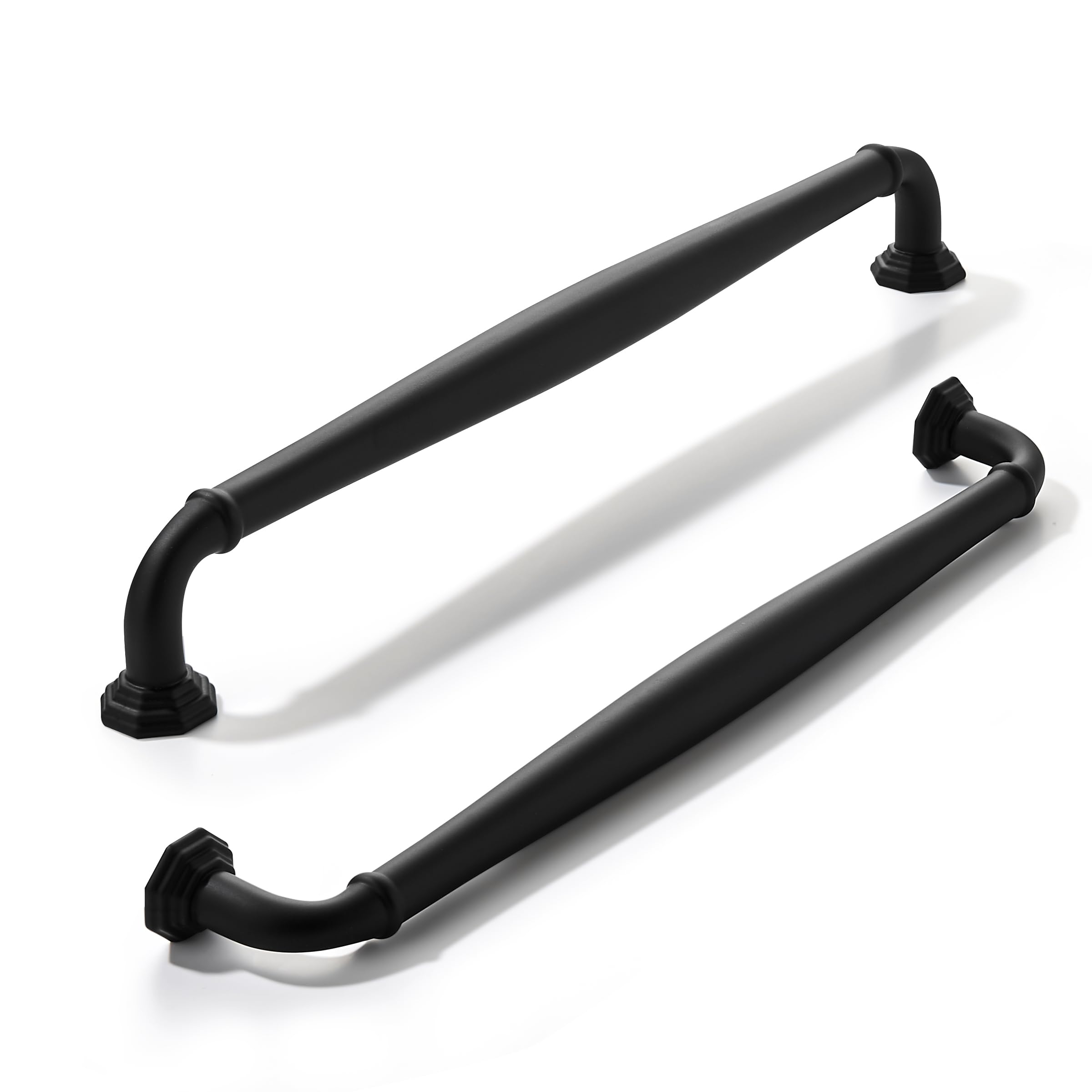 Photo 1 of khtumeware 10 Pack 6 Inch(152mm) Matte Black Cabinet Pulls Vintage Cabinet Handles Heavy Duty Solid Cabinet Hardware for Cupboard Drawer Pulls Dresser Handle