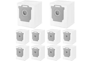 KGC 10 Pack Vacuum Bags Compatible with iRobot Roomba Vacuum Bags i & s & j Series, Replacement for iRobot Roomba i1+ i3+(3550) i4+ i6+ j6+ i7+ i7Plus j7+(7550) i8+ s9+ Vacuum Bags
