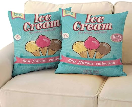 Amazon Com Ediyuneth Pillowcases Bulk Ice Cream Best Flavor