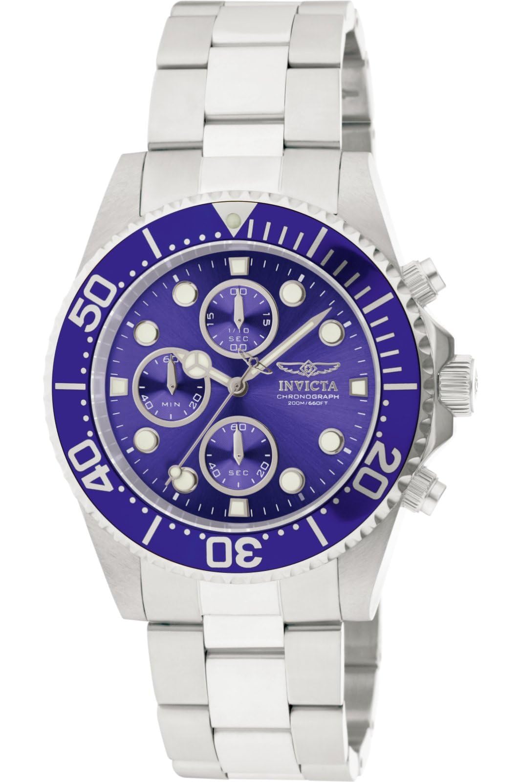 Invicta Pro Diver Stainless Steel Men's Quartz Watch - 43mm — image 1