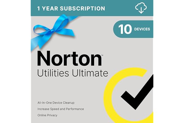 Norton Utilities Ultimate for 10 Devices, Keep your devices running like new - for Windows PC, Android and iOS (Download)