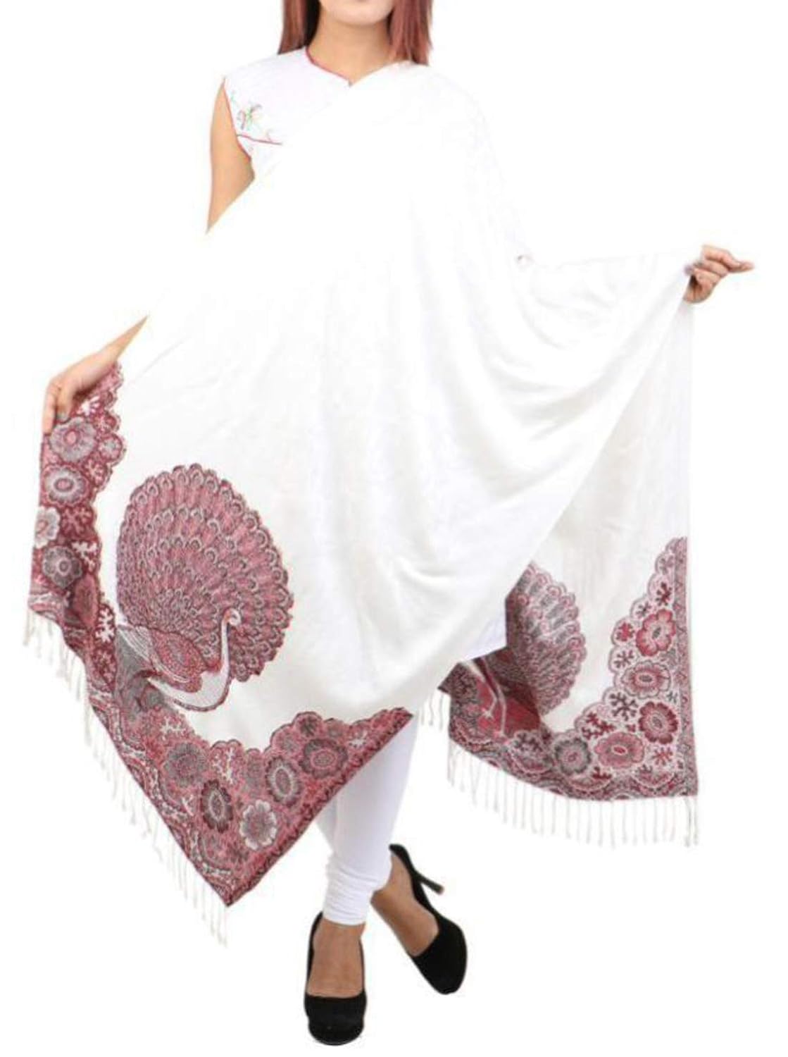 weavers villa soft pure viscose autumn/winter season stoles, shawls