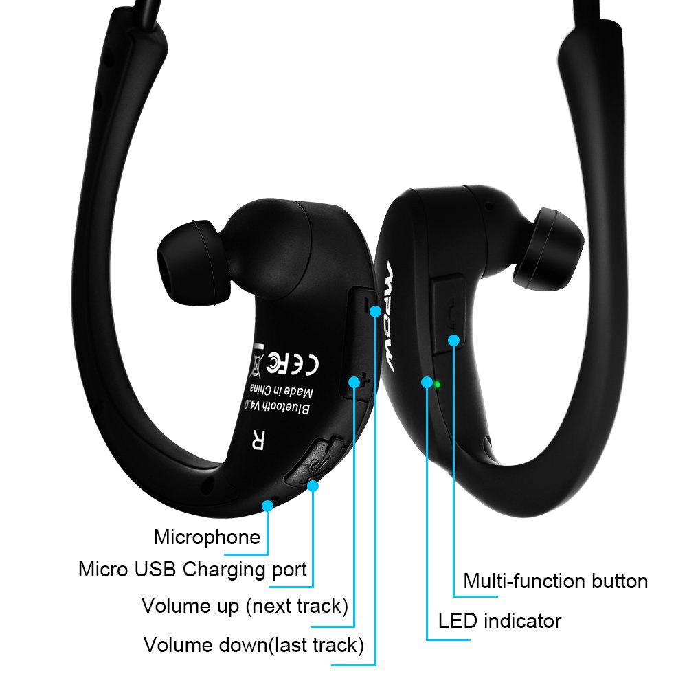 Mpow Cheetah Sport Bluetooth Wireless Stereo Headset