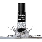 FusionFirm Liquid Leaf Paint - Alcohol-Based Airbrush Paint - High Gloss Finish Silver 2 Fl Oz