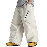 GSOU SNOW Womens Mens Snow Pants Baggy Snowboard Ski Pant Loose Waterproof Windproof Insulated
