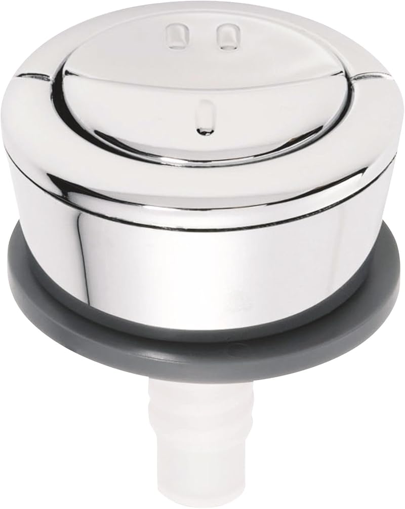 Wirquin M19368 Dual Push Button for MW2 Toilet Flushing Button Circular