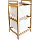 Relaxdays Cesto para la Colada, Natural Bambú: Amazon.es: Hogar