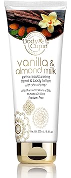 Body Cupid Vanilla and Almond Milk Extra Moisturising Body Lotion with Pure Almond Milk Extract and Vanilla Bean Extract, 200 ml