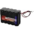Tenergy NiMH Battery Pack 12V 2000mAh High Capacity Rechargeable Battery w/Bare Leads Replacement Battery Pack for DIY, Medic