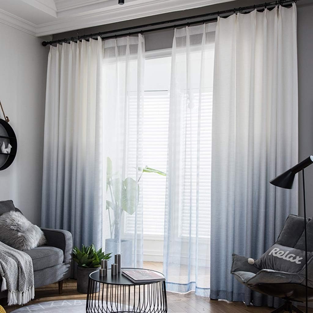 Amazon.de: YANQ 2 Panels Einfache Moderne Vorhang Fertige Nordic