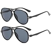 OWL Kids Aviator Sunglasses UV400 Protection Lens Colorful Plastic Frame Childrens Aviators for Boys Girls