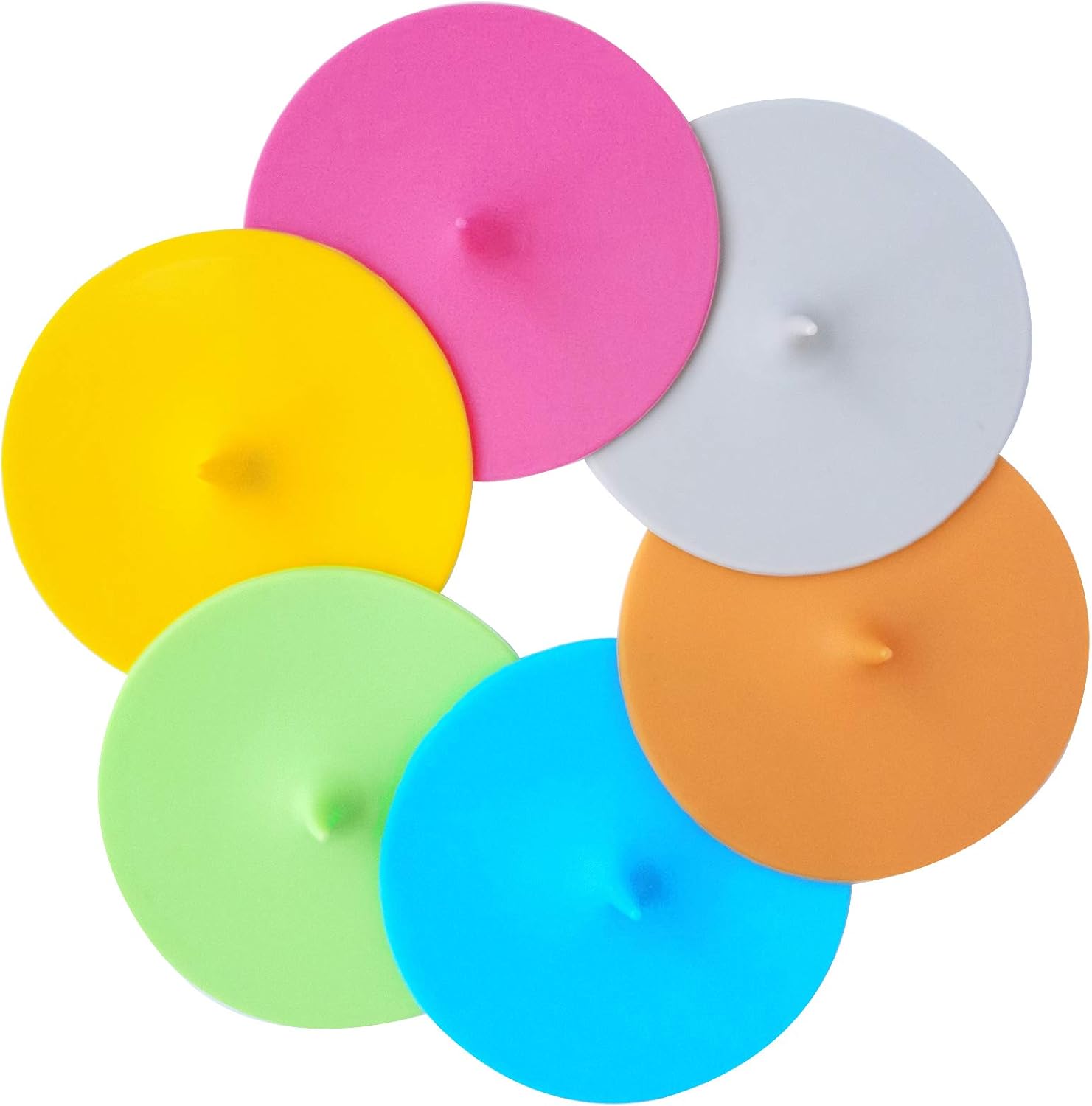 Silicone Cup Covers 4 Inch Reusable Lids for Mugs, Cups