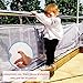 Winkeyes Children Safety Rail Balcony Stairs Safety Net Banister Stair Net for Kids/Pet/Toy Safety on Indoor/Outdoor Stairs, Balcony, or Patios, 9.8 x 2.5 ft