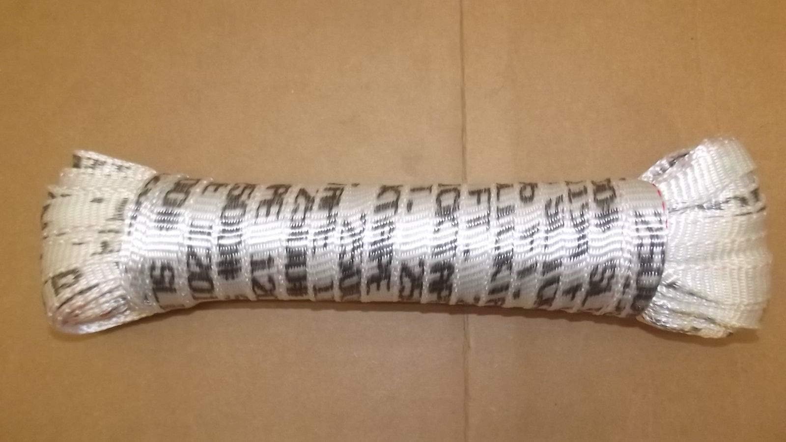 COLIBROX 3/4" x 100' 2500# tensile Polyester Pull Tape, Mule Tape, Webbing
