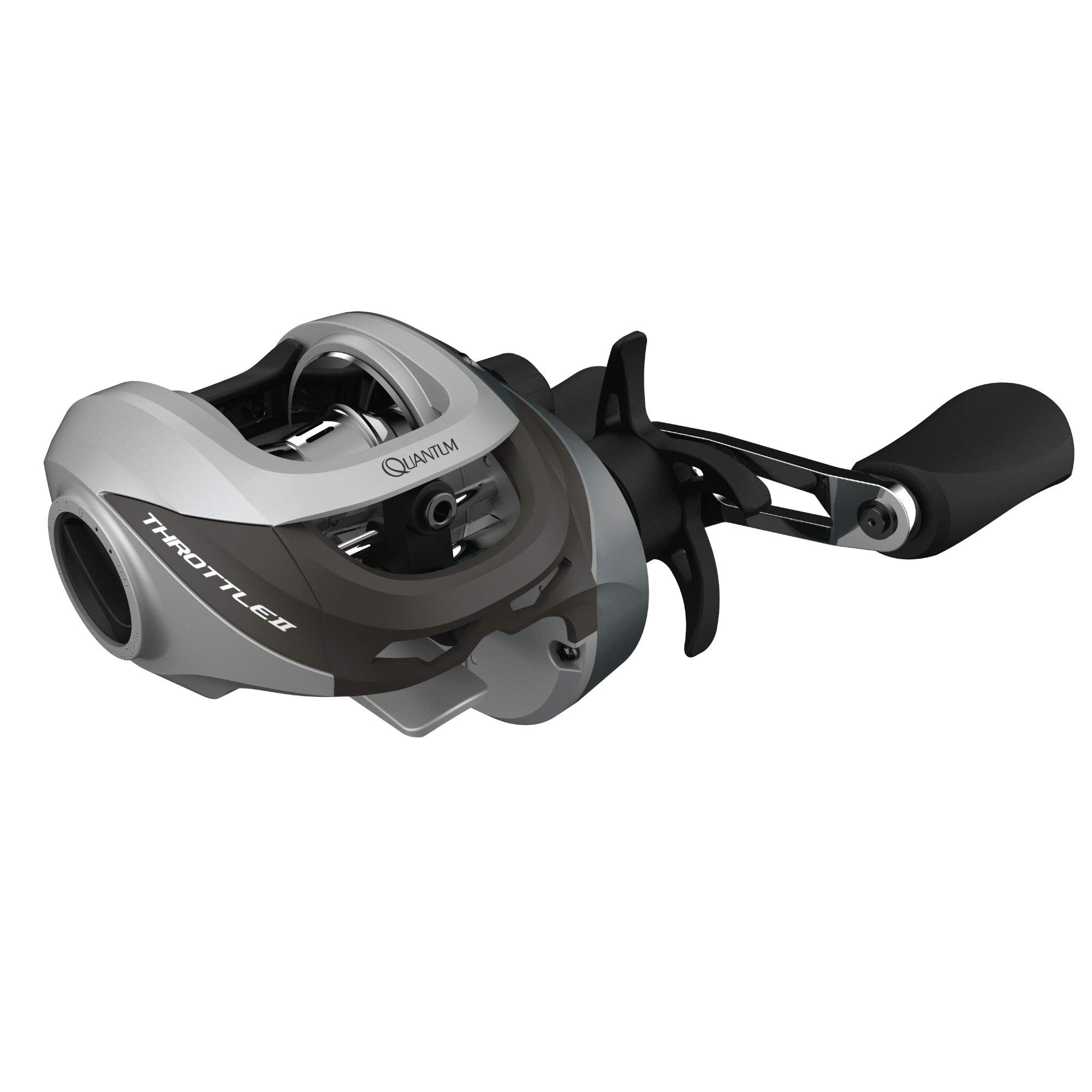 QuantumThrottle Baitcast Fishing Reel, 8 Bearings (7 + Clutch), Continuous Anti-Reverse with Smooth, Precisely-Aligned Gears, Size 100