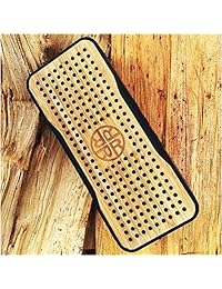 Altavoz solar, altavoz de bambú inalámbrico portátil de bambú y cargador de teléfono por REVEAL   Diseño de madera de bambú respetuoso del medio ambiente