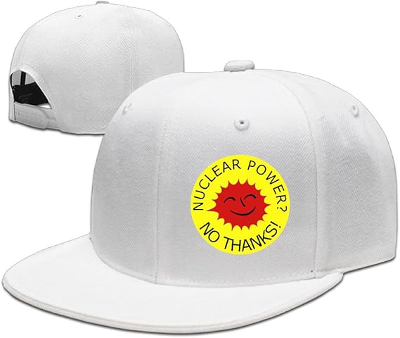 Amazon Pinku ユニセックス クール 原子力発電 反対 漫画のポスター アウトドア メッシュキャップ ホワイト キャップ 通販