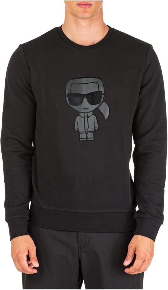 Karl Lagerfeld Men Sweatshirt k/ikonik Nero S Amazon.co.uk Clothing