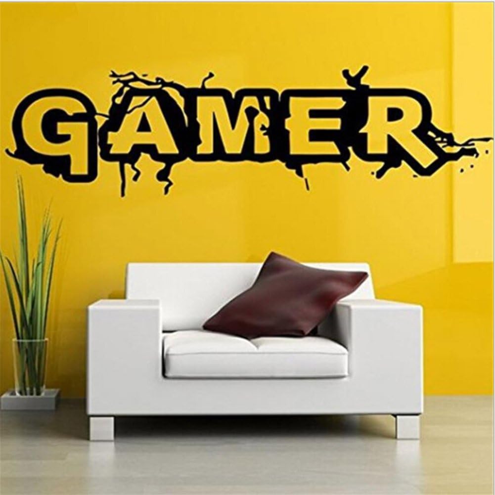 ShenLiNan Gaming Quote Extreme Gamer Door/Wall art sticker/Decal Boys/Man Cave