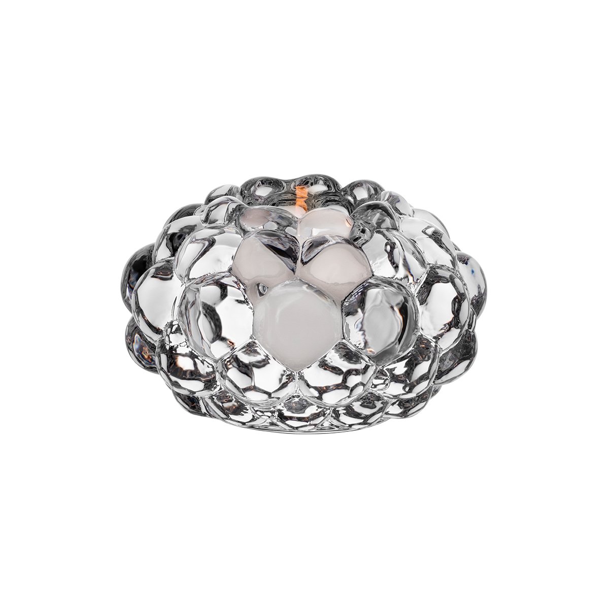 Orrefors Raspberry Votive