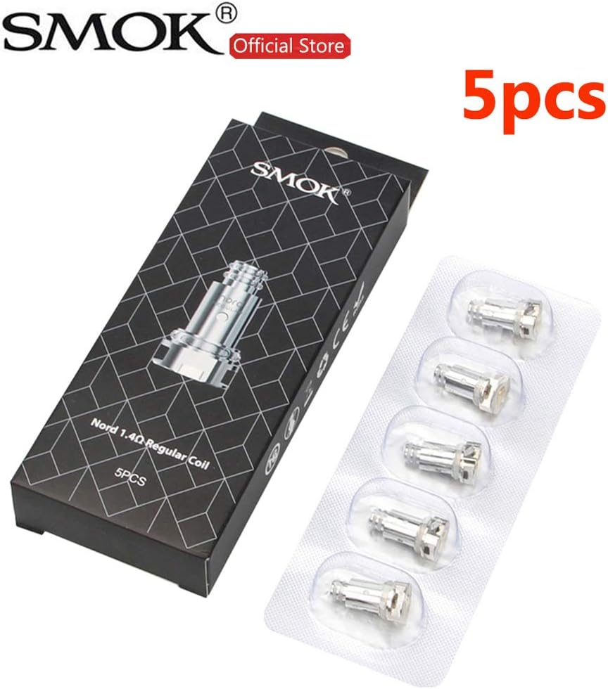 100% Genuine Smoktech Nord Facility Replacement Core Accessories (Regular 1.4; 5pcs)
