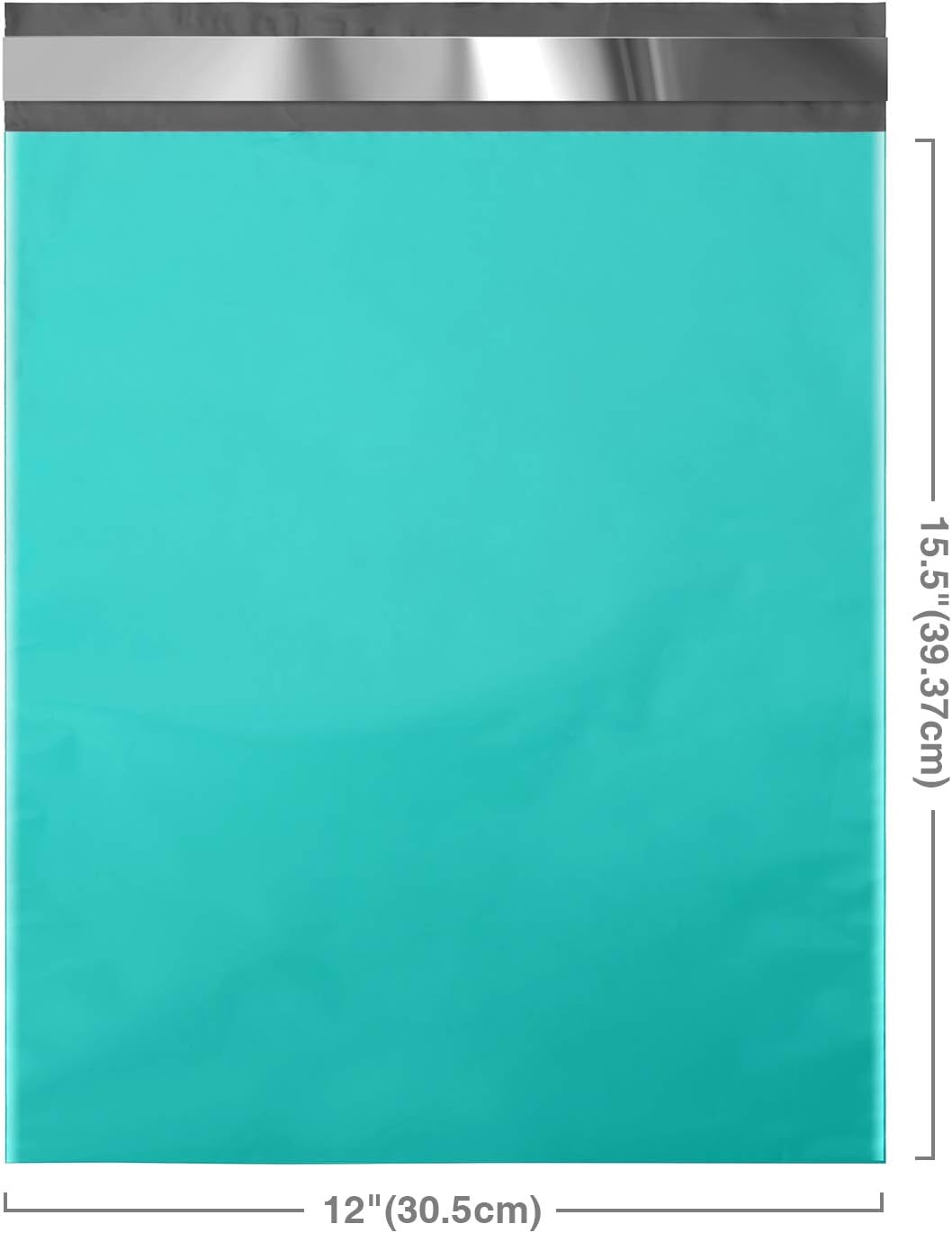 Fuxury 12x15.5 100pc Teal Poly Mailers Shipping Envelops Self Sealing Envelopes Boutique Custom Bags Enhanced Durability Multipurpose Envelopes Keep Items Safe Protected : Office Products