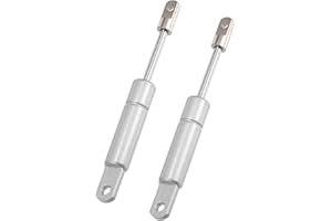 ARISELIFT 4 Inch 5Ib/22N/2kg Gas Springs, 4" Gas Struts Hydraulic Lift Support Cabinet Lid Toolbox, 2 Pcs, Silver Tone