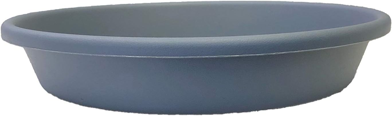 The HC Companies SLI12000DE2 Classic Saucer, 12", Slate Blue : Garden & Outdoor