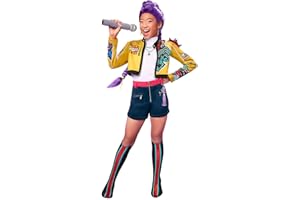 Spirit Halloween KPop Demon Hunters Kids Rumi Costume, Officially Licensed, Girls Cosplay Singer Outfit