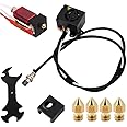 CR-10S 3D Printers Original Replacement Parts/Accessories Full Assemble MK8 Extruder Hot End Kits (with Nozzle 0.4mm /0.2mm /0.3mm /0.5mm) fit for Creality 3D Printing Printer CR-10 CR-10S S4 S5