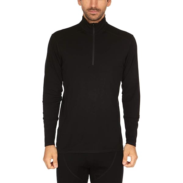 Amazon.com: 100% Merino Wool - Men's Midweight Quarter Zip - Warm