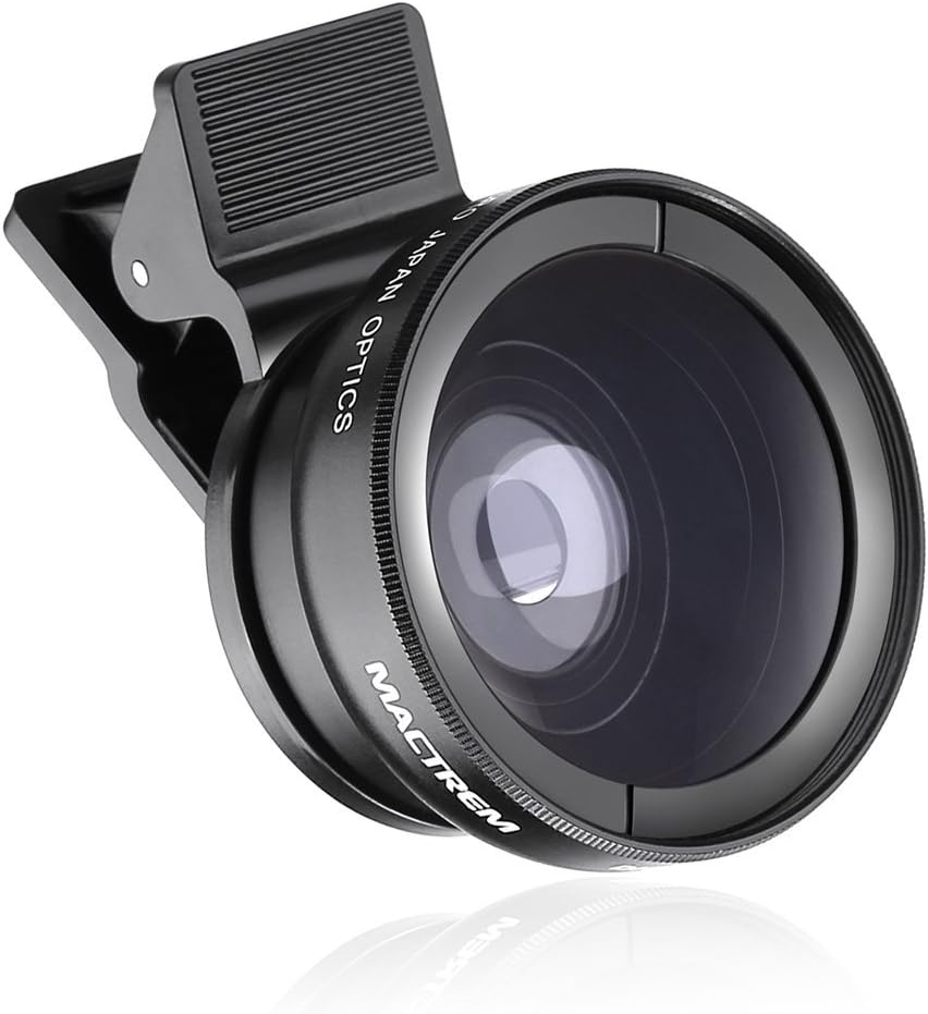 37mm 2in1 Optical Camera Lens 0.45X Wide Angle Lens 12.5X