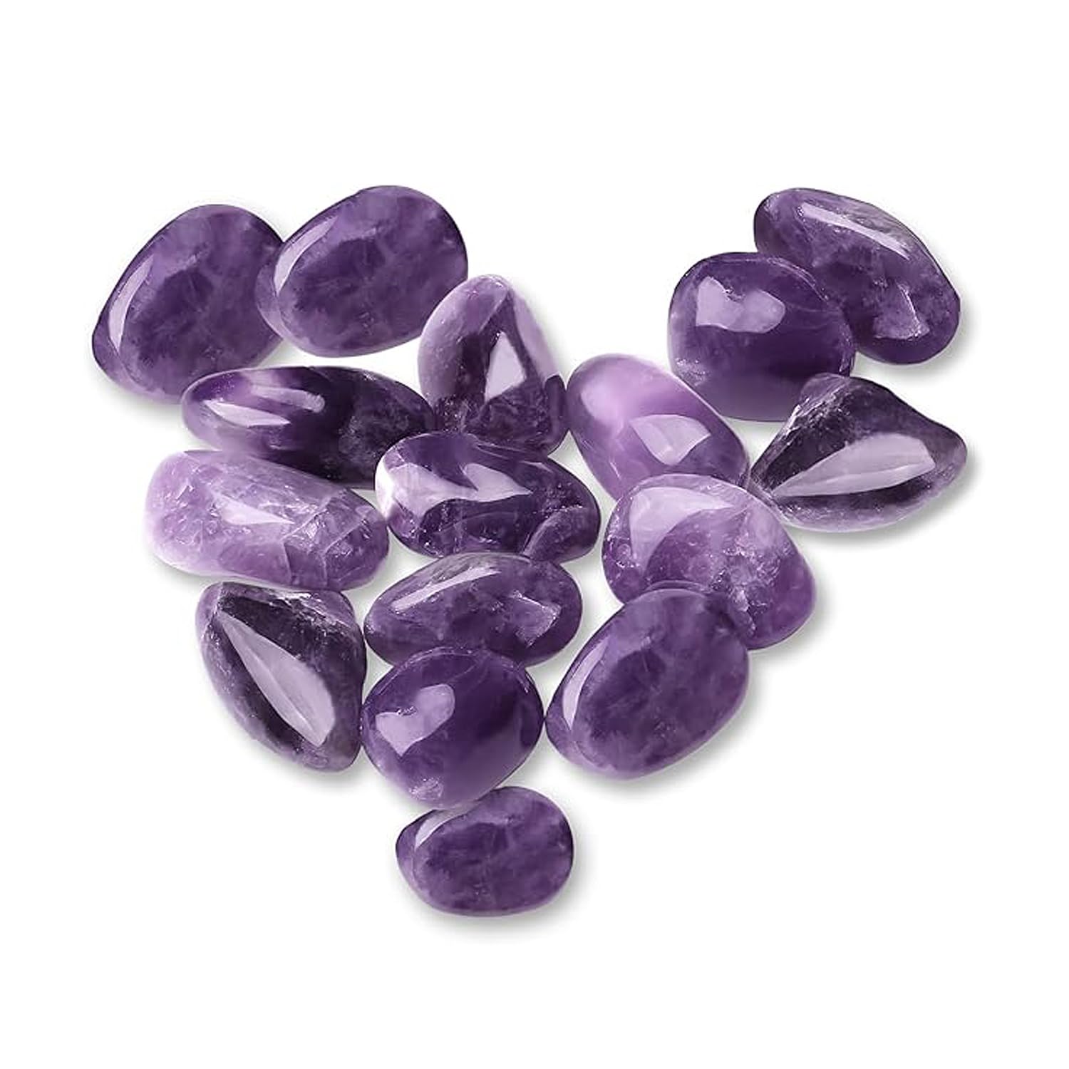 Amethyst Crystal Decorative Stones Bulk Large Natural Tumbled Polished Stones for Aromatherapy Oils Jewelry