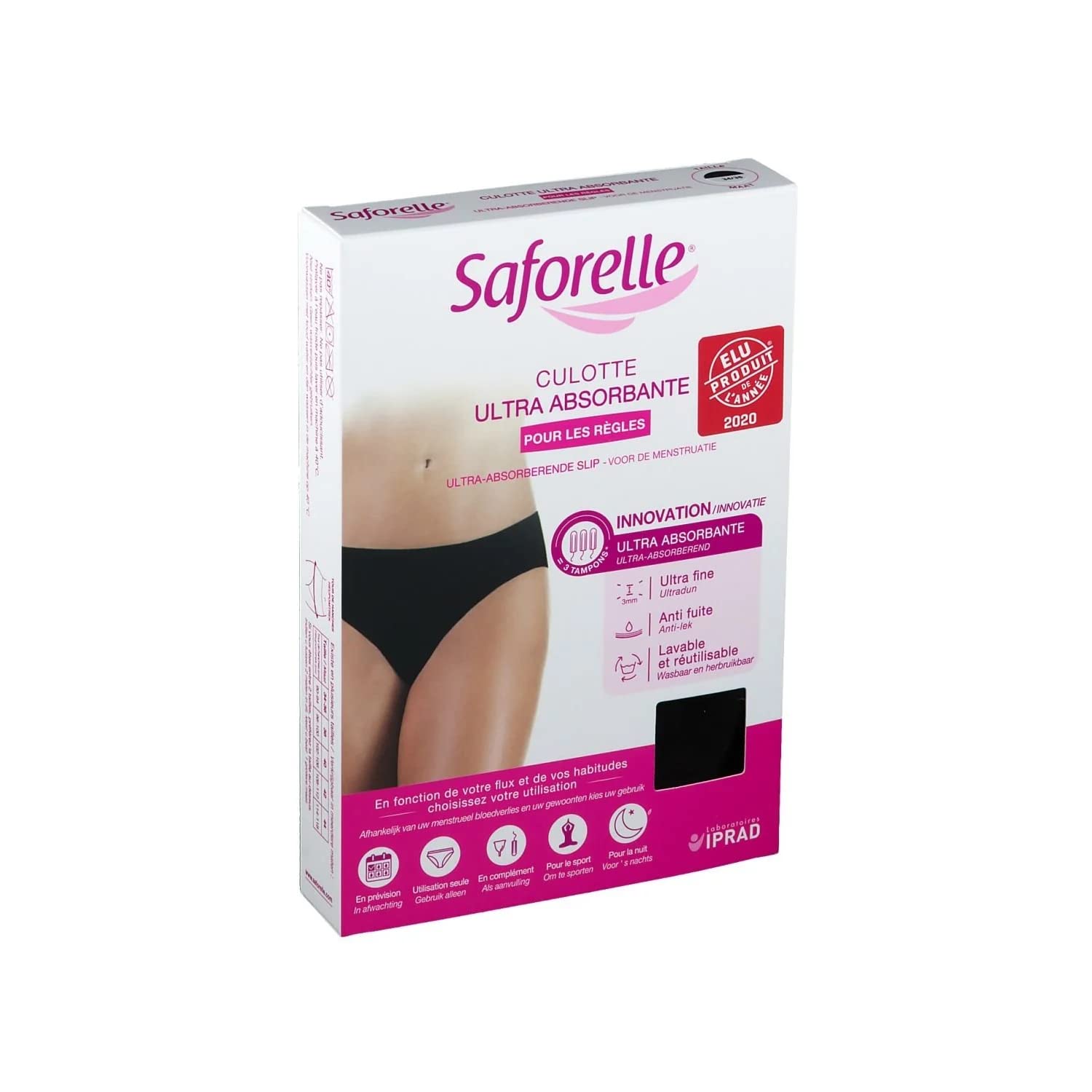 Saforelle Ultra Absorbent Briefs - 44 (XXL) - Pack of 4