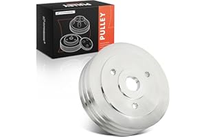 A-Premium Crankshaft Pulley with Triple-Groove Polished Aluminum Compatible with 1965 1966 1967 1968 Chevrolet Big Block V8 3