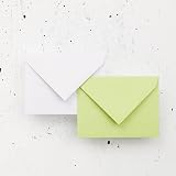 Clairefontaine Pollen 55470C Envelopes 20x 7.5x10cm 120 g/m² Green view 6