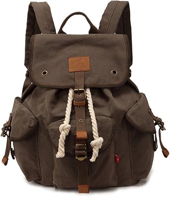 Amazon Co Jp First Encounter大容量 レトロ アンティーク調 キャンパス リュック メンズ レディース ユニセックス 学生 おしゃれ デイパック リュックサック アーミーグリーン シューズ バッグ