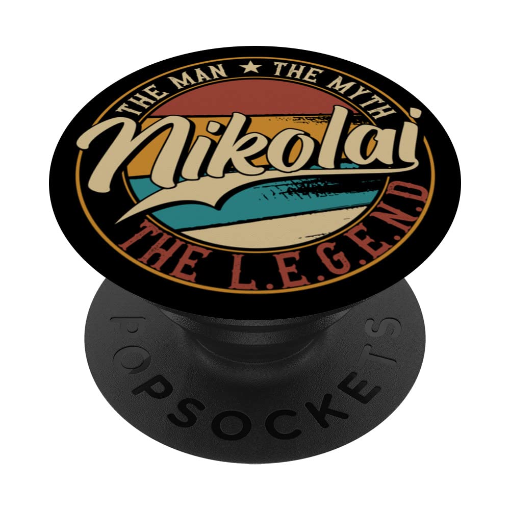 Nikolai The man the myth the legend PopSockets Swappable PopGrip