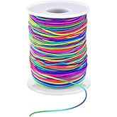 Amazon.com: Colorful FIVEIZERO Elastic Bracelet String,1mm,1.2mm,1.5mm ...