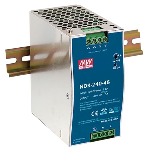 MEAN WELL NDR24024 24V 10 Amp 240W Industrial DIN Rail Power Supply