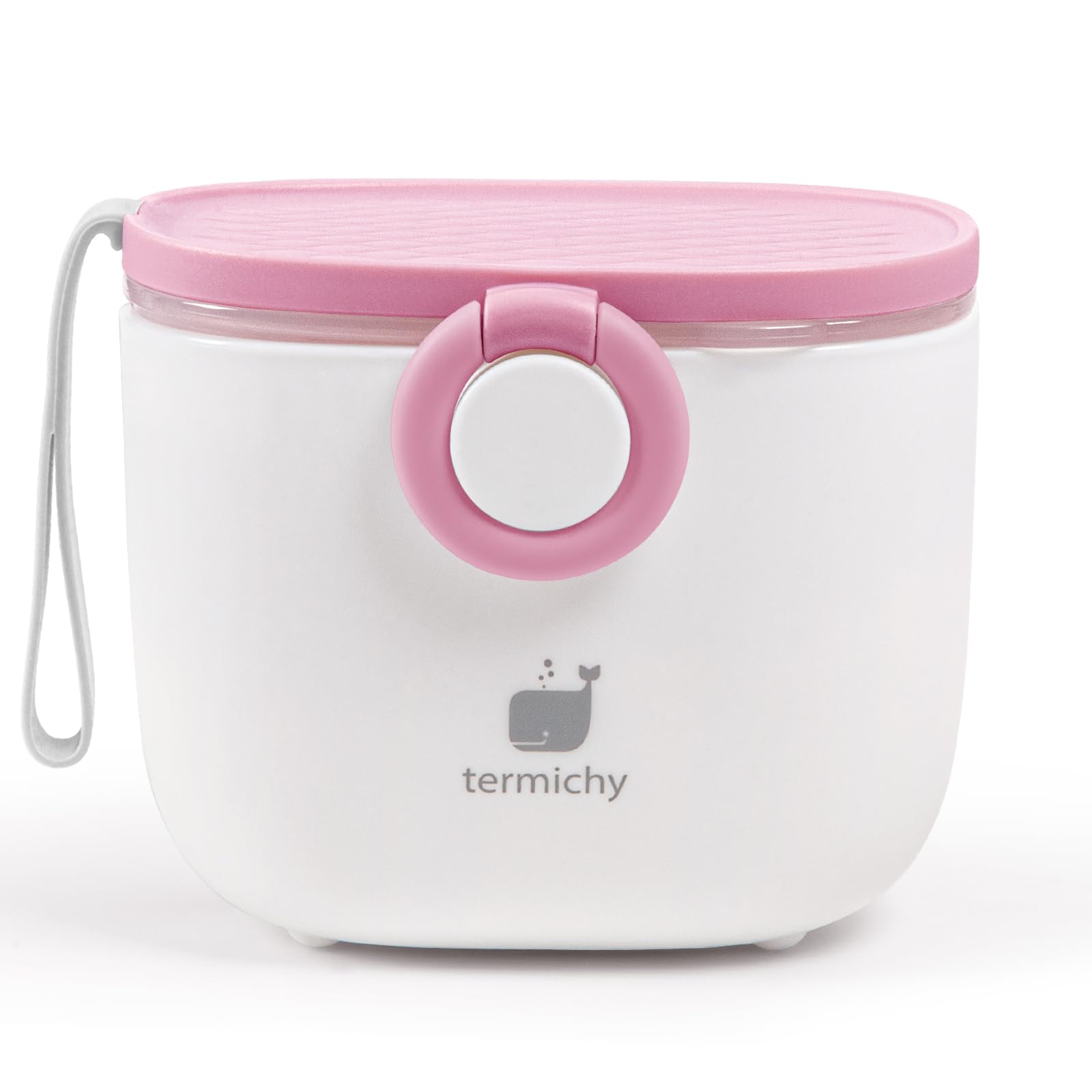 Termichy Milk Powder Dispenser Pot - Formula Dispenser for Baby - 250g(Deep Pink)