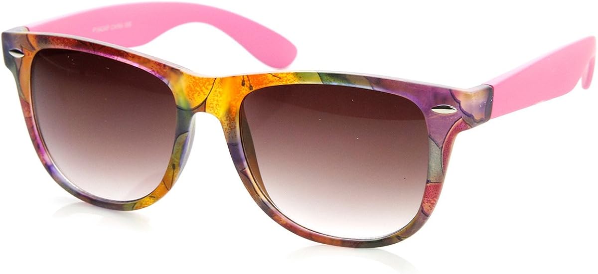 flower rimmed sunglasses